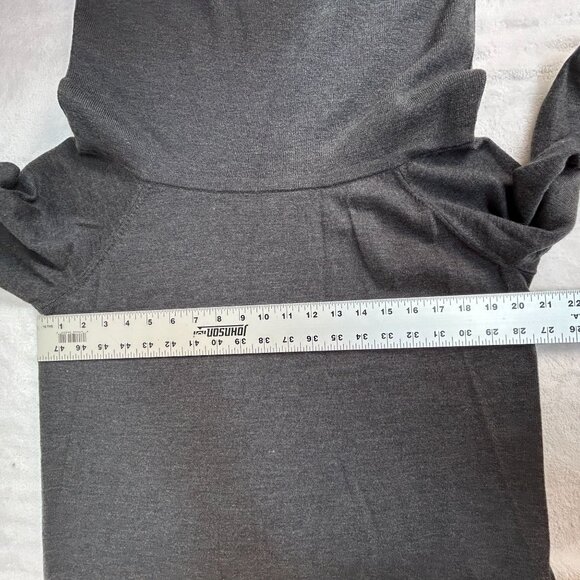 Wilfred Free Womens Merino Wool Cowl Neck Sweater Large Gray Pullover Knit NWOT - Picture 7 of 8